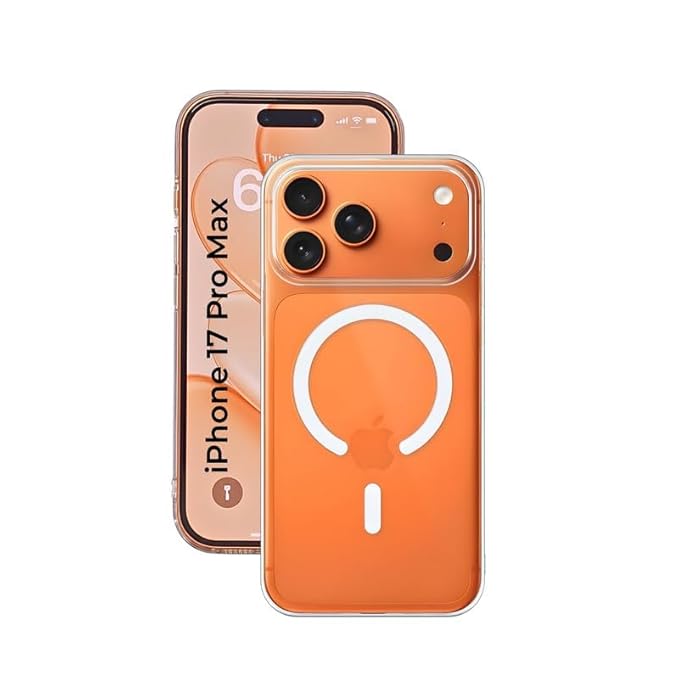 iPhone 17 Series Compatible With MagSafe Anti-Yellow Case.