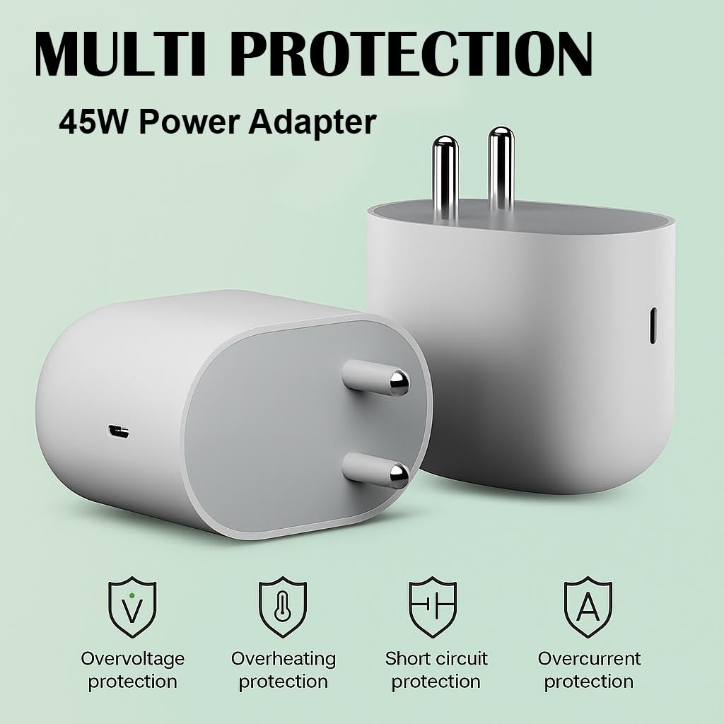 Google Original 45W Type C Fast Charger Adapter.