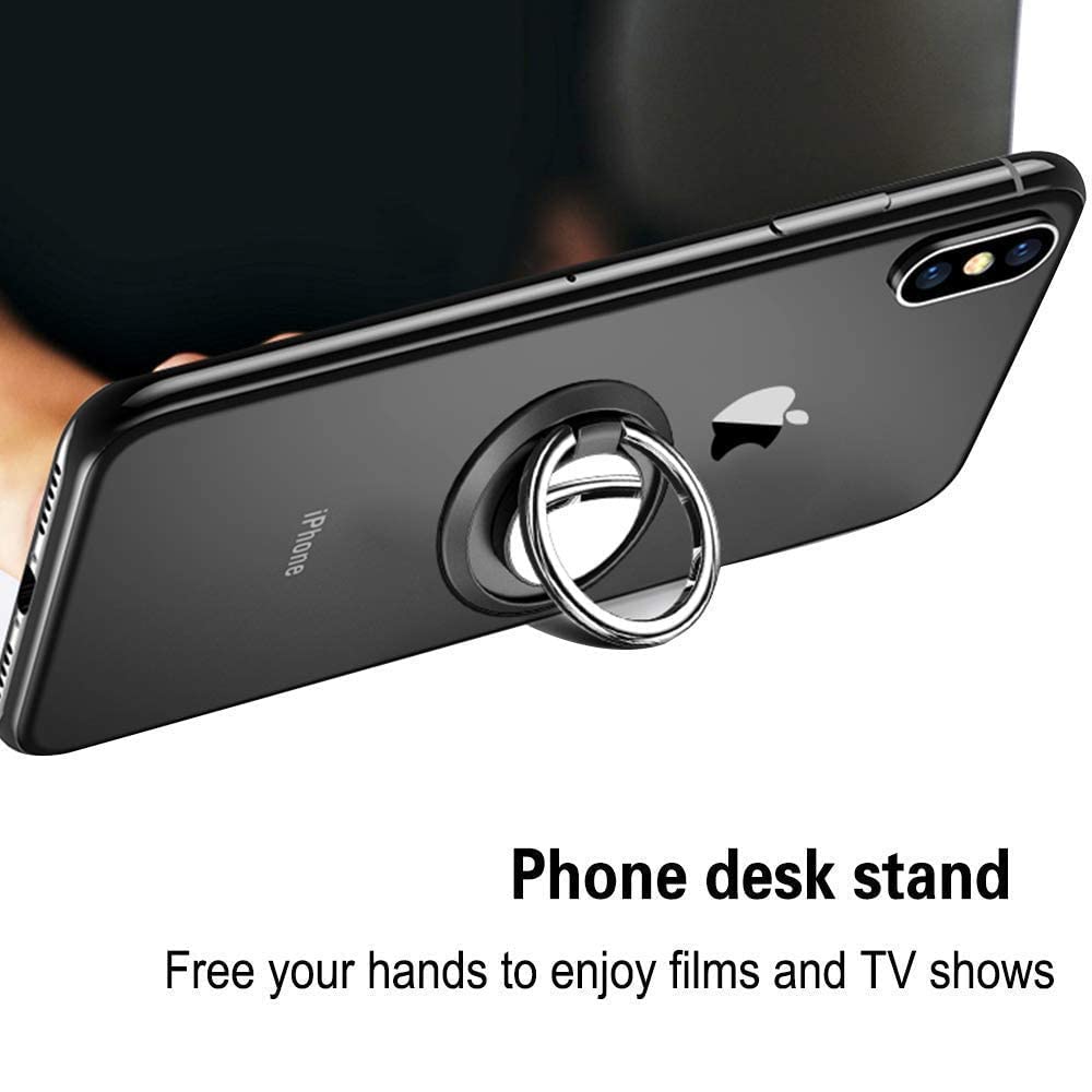 Phone Ring Grip Holder Stand 360 Degree Rotation with Finger Ring