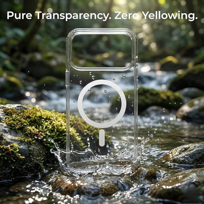 iPhone 17 Series Compatible With MagSafe Anti-Yellow Case.