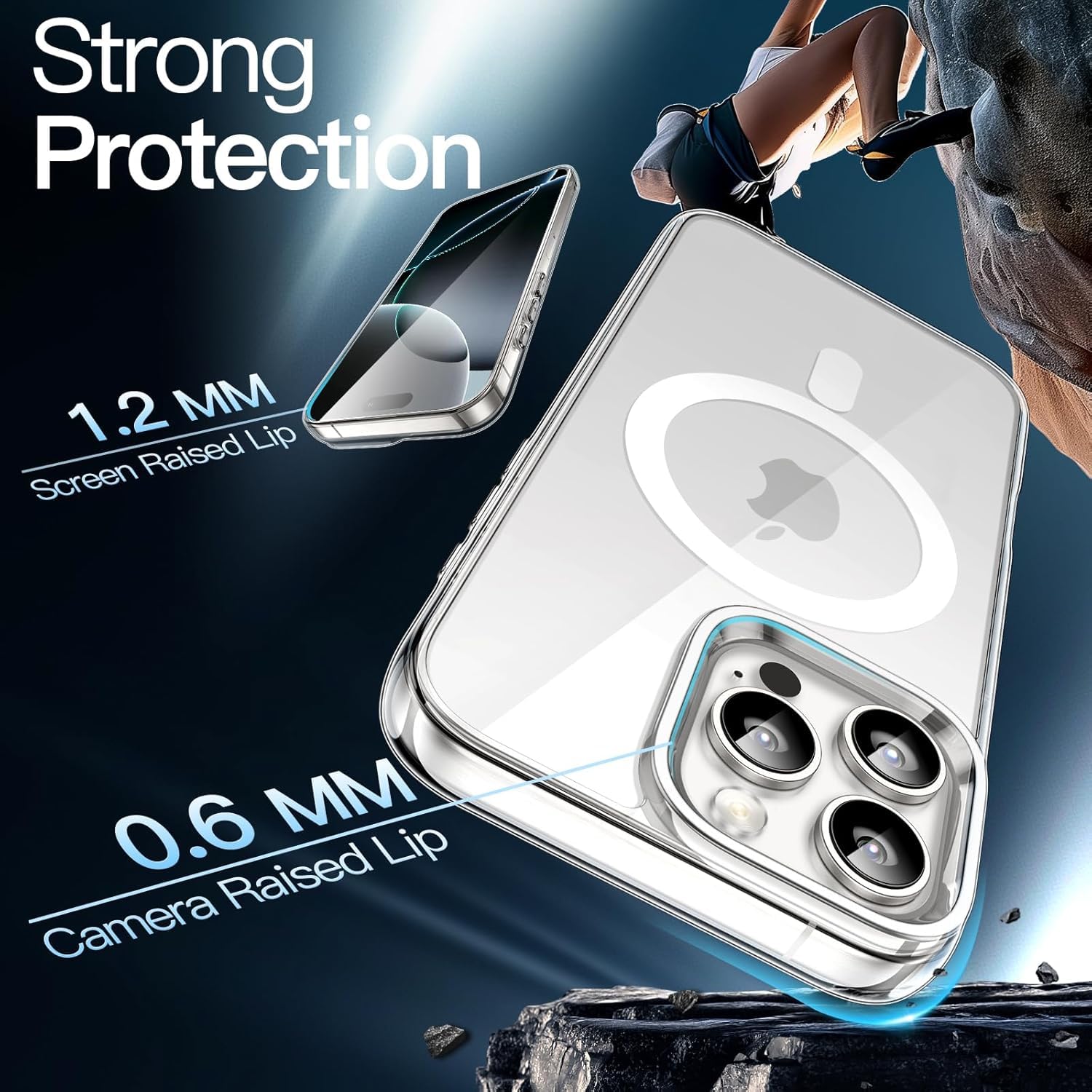 iPhone 16 Series Anti-Yellow Case Compatible With MagSafe.