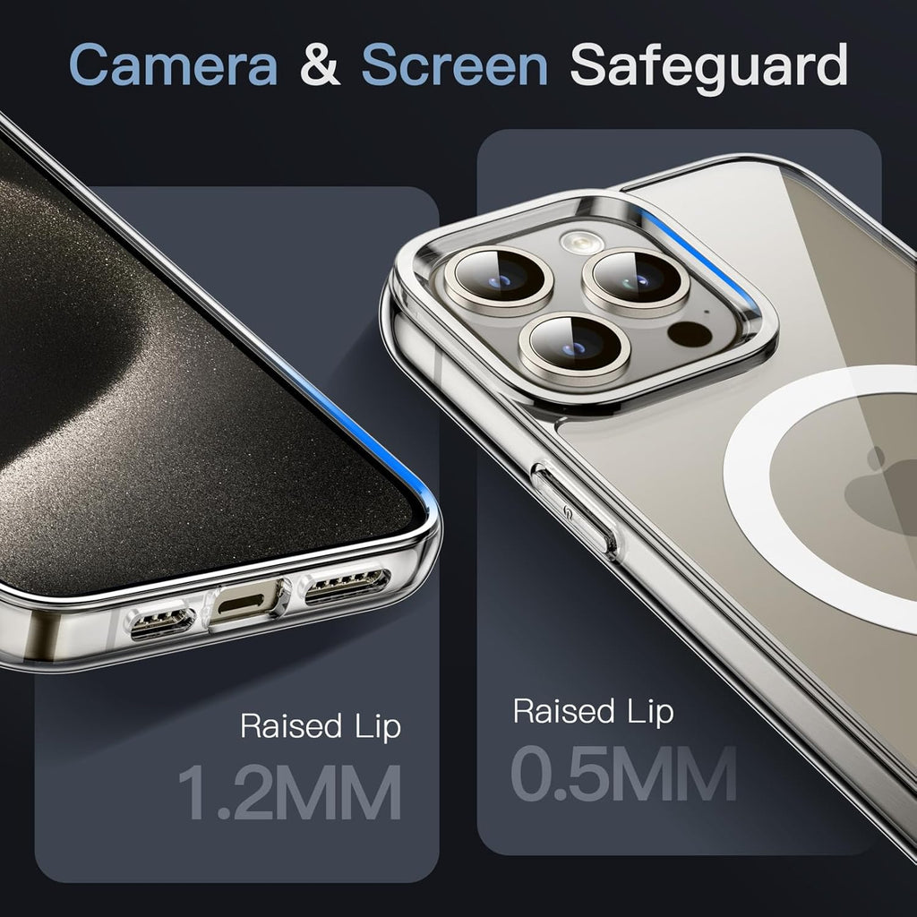 iPhone 15 Series Anti-Yellow Case Compatible With MagSafe