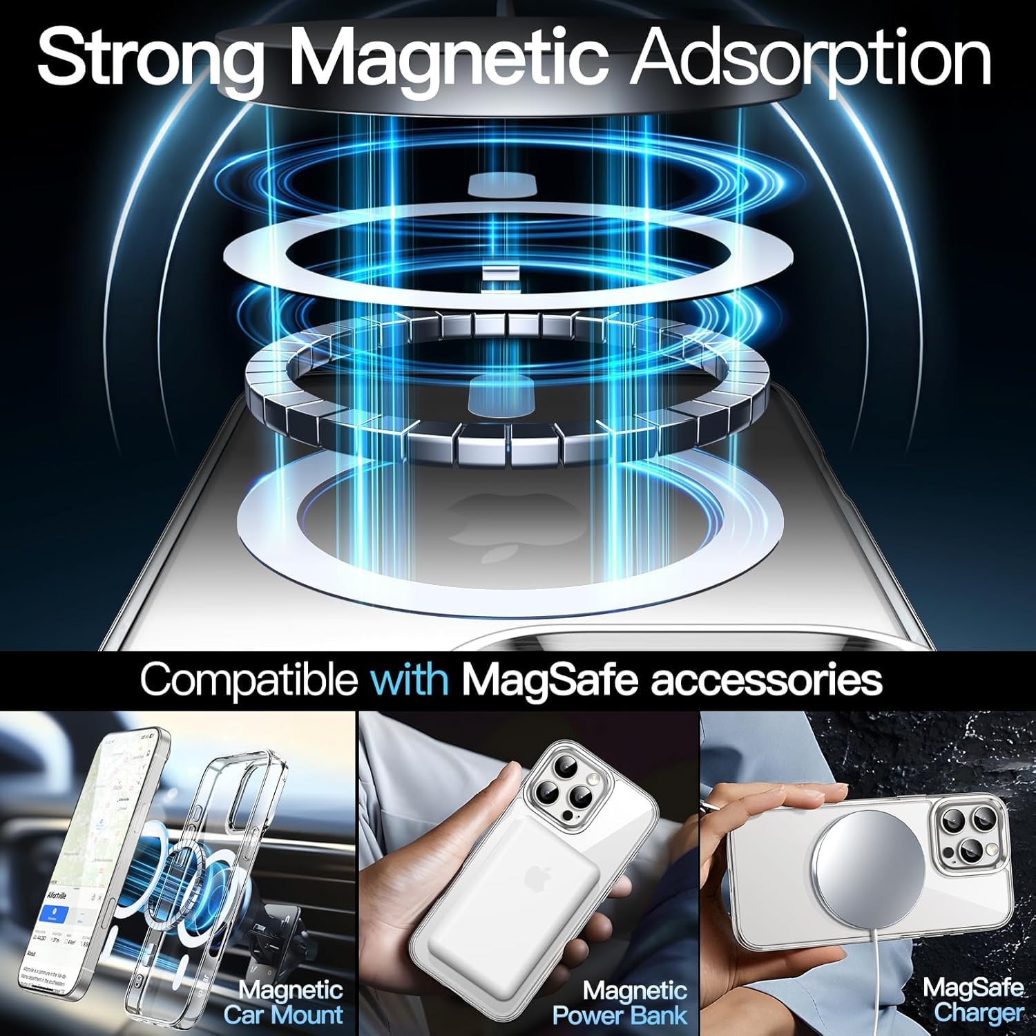 iPhone 16 Series Anti-Yellow Case Compatible With MagSafe.
