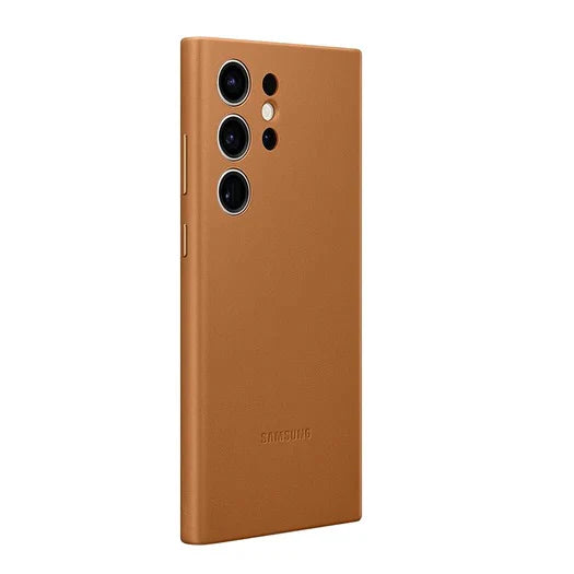 Samsung Galaxy S Series Slim Metal Button Leather Case.