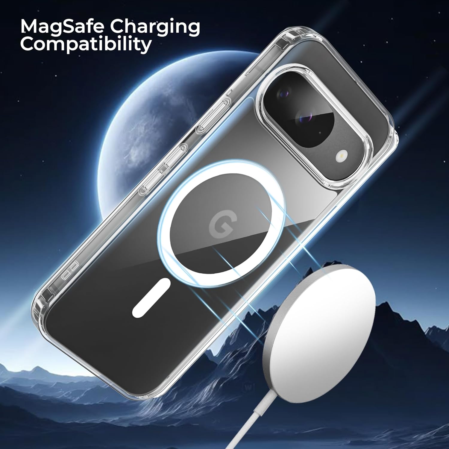 Google Pixel 9 Series Anti Yellow Magsafe Clear Case