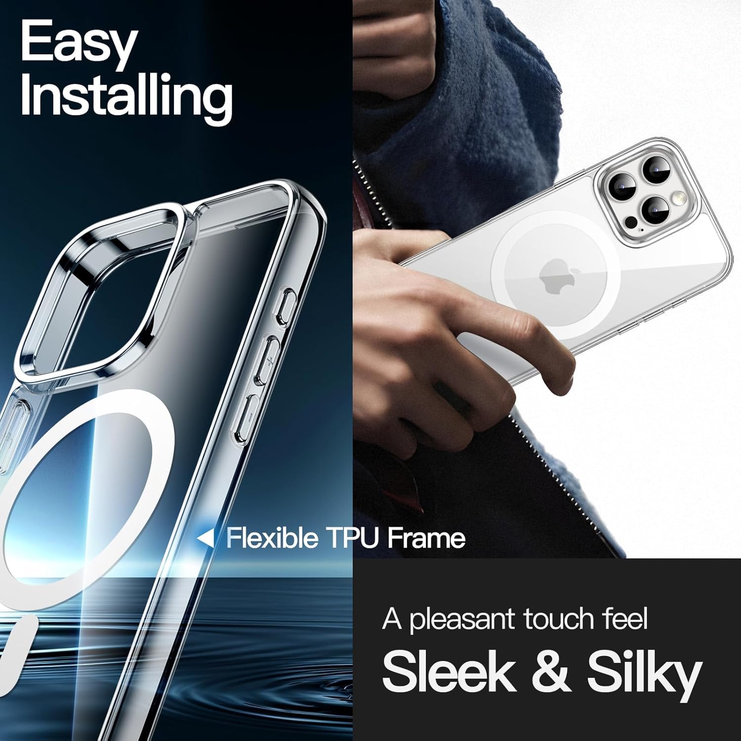 iPhone 16 Series Anti-Yellow Case Compatible With MagSafe.