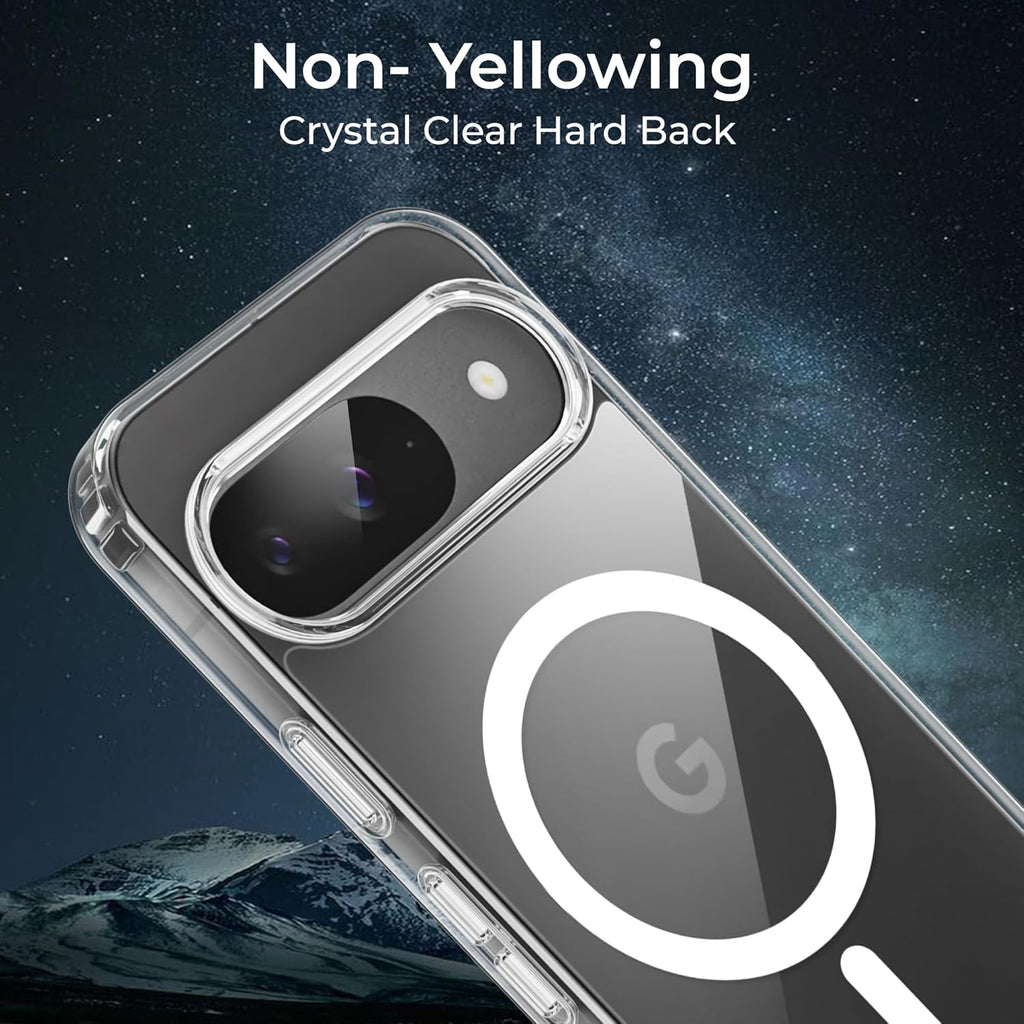 Google Pixel 9 Series Anti Yellow Magsafe Clear Case