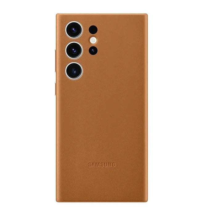 Samsung Galaxy S Series Slim Metal Button Leather Case.