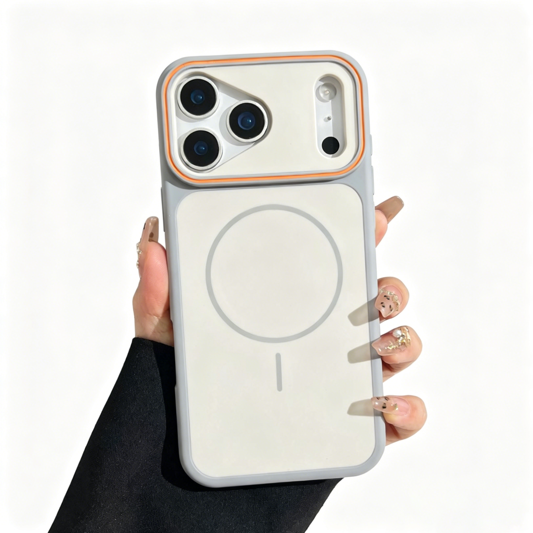 Luxury Dual Armor Magnetic Frosted Case.