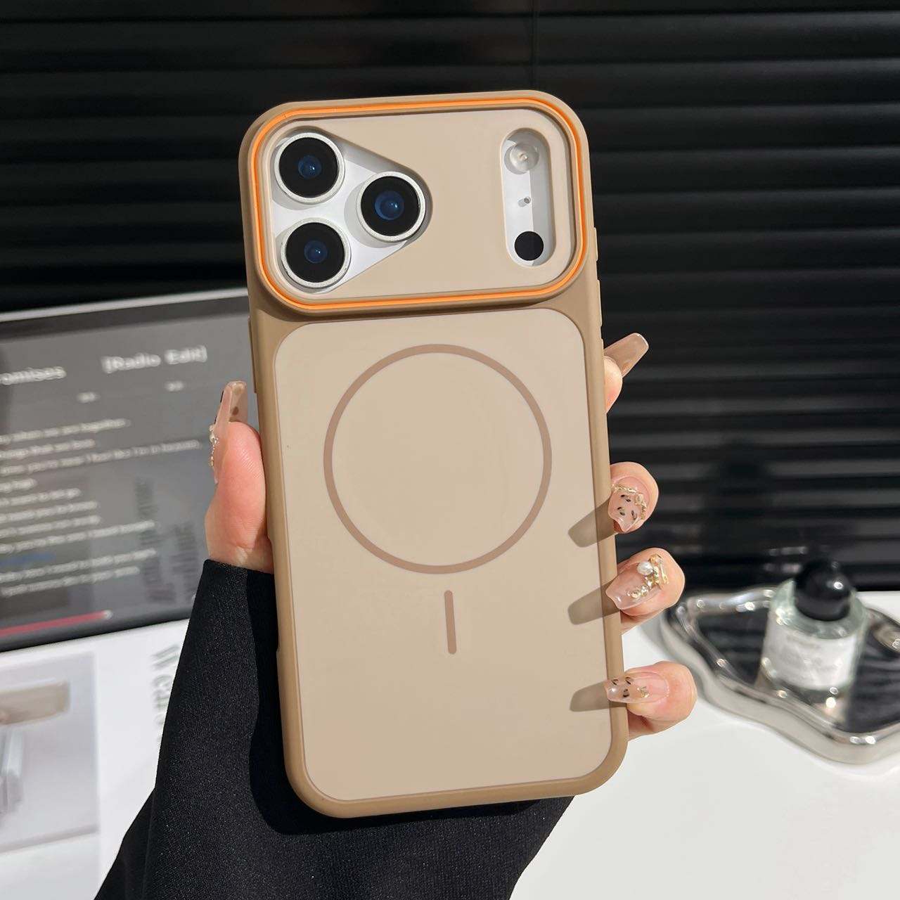 Luxury Dual Armor Magnetic Frosted Case.