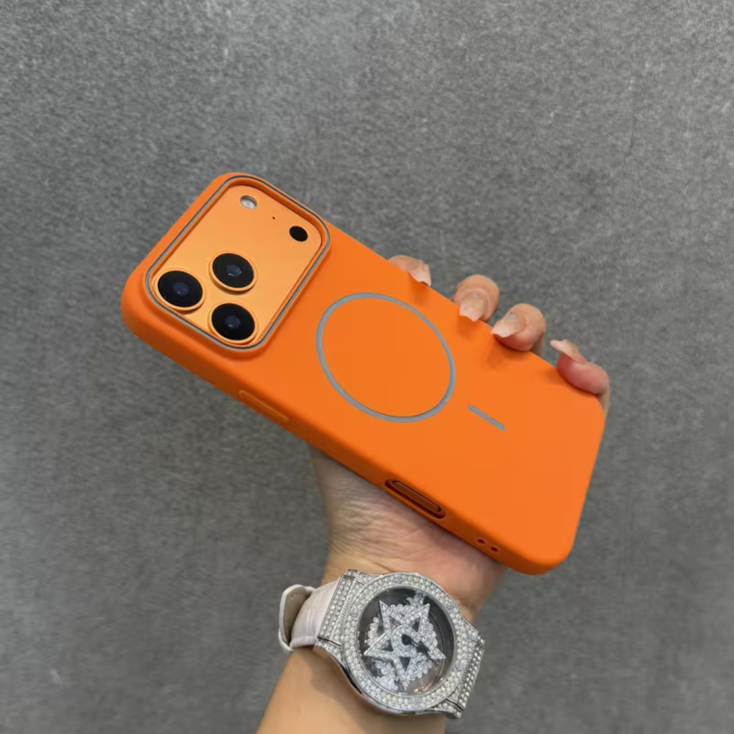 Luxury Skin Feeling Magnetic Mobile Phone Case.