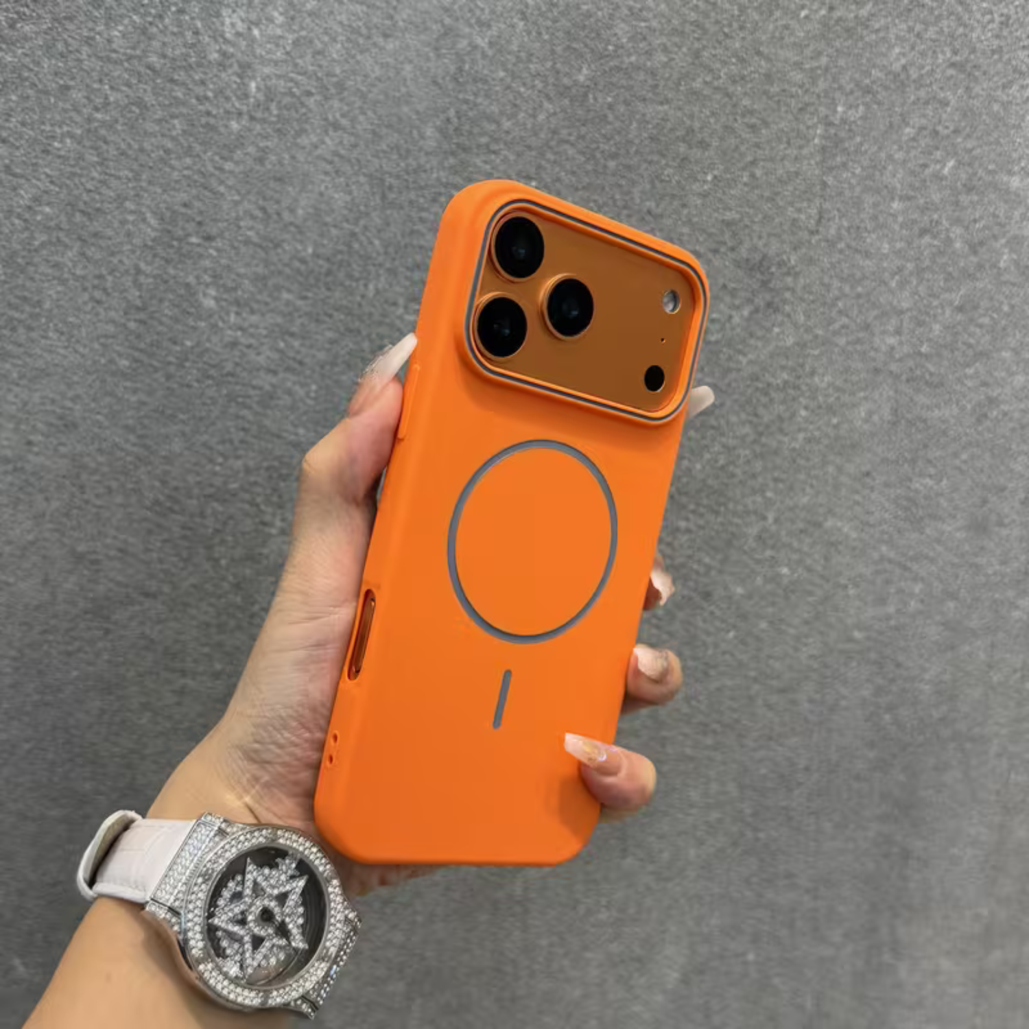 Luxury Skin Feeling Magnetic Mobile Phone Case.