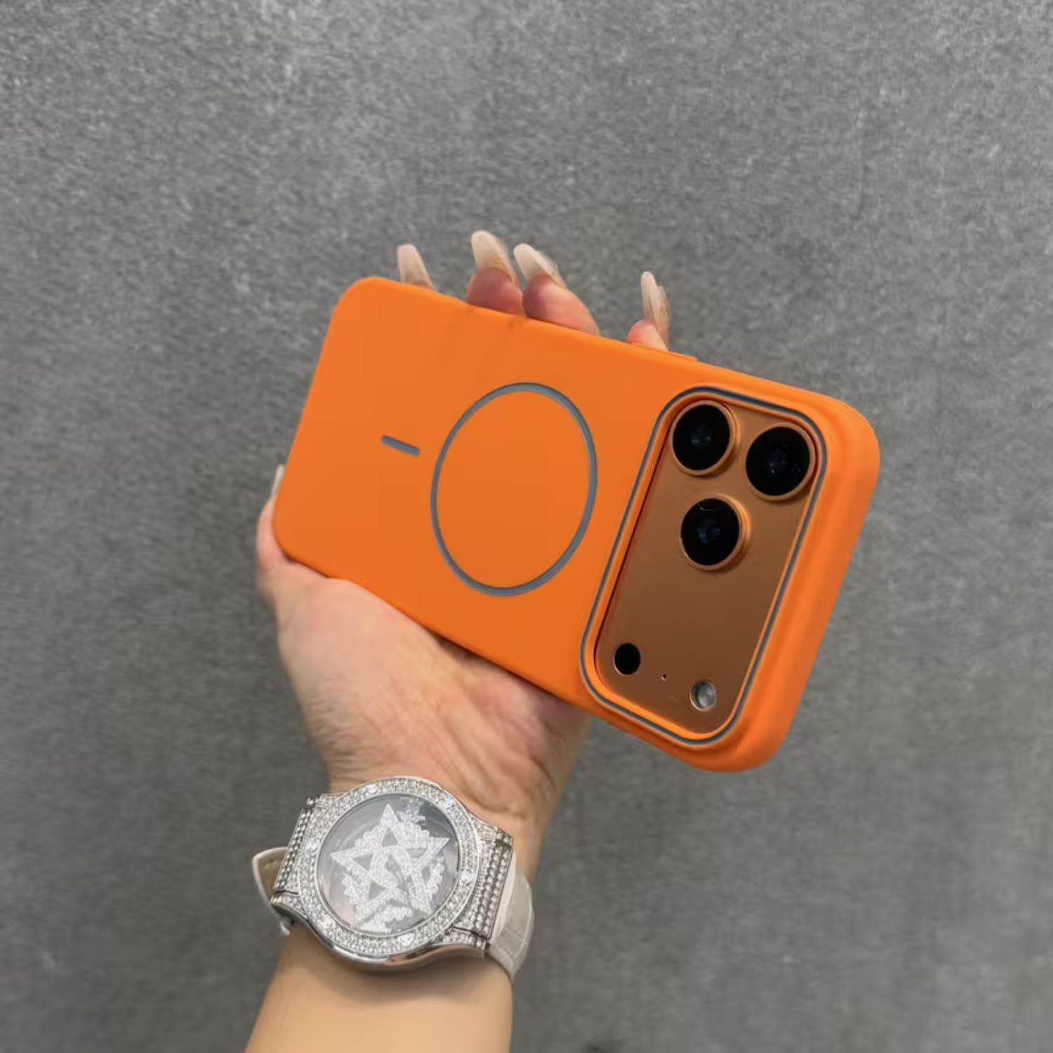 Luxury Skin Feeling Magnetic Mobile Phone Case.