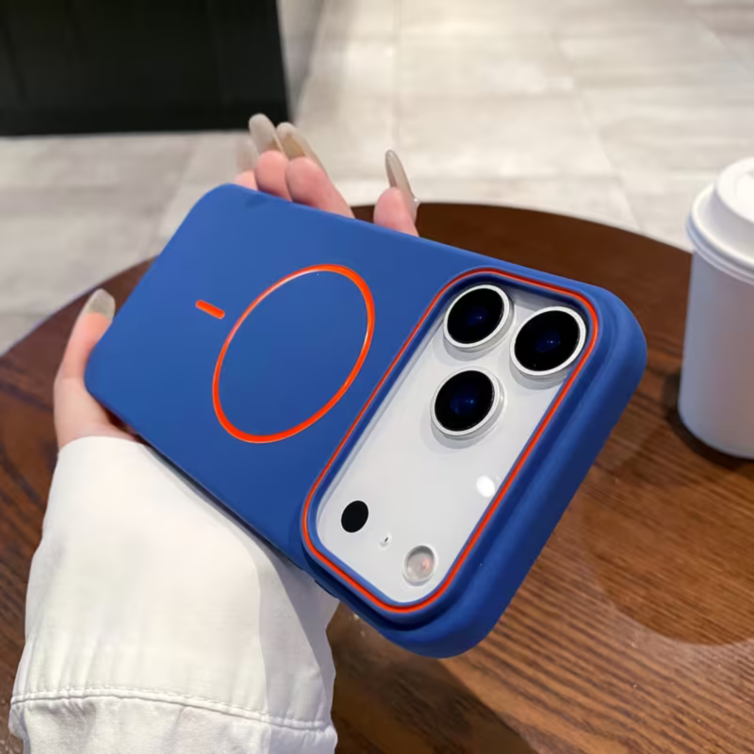 Luxury Skin Feeling Magnetic Mobile Phone Case.