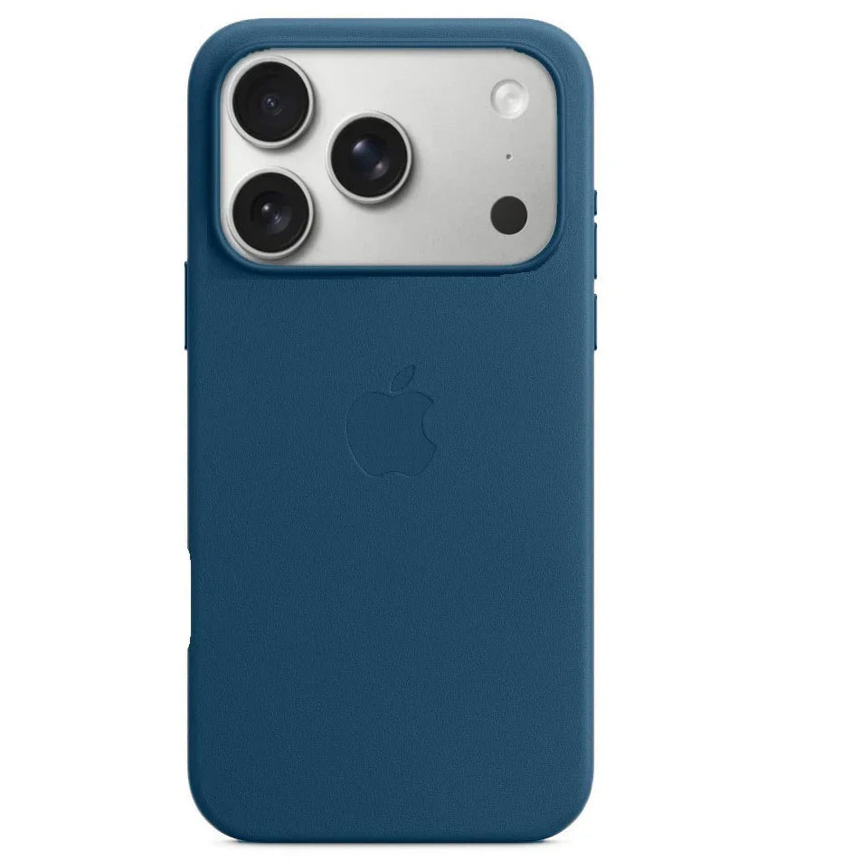 iPhone Metal Button Leather Case.