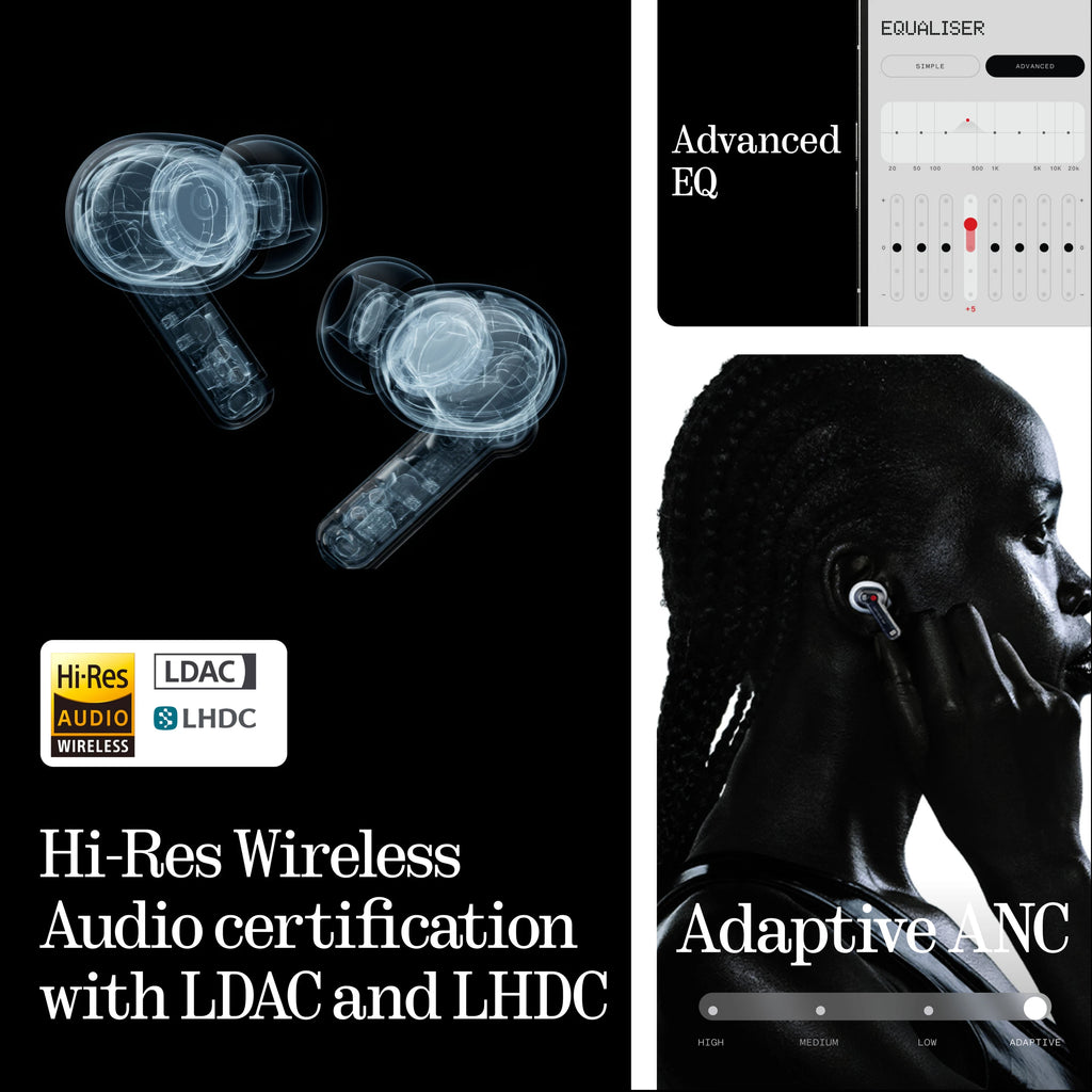 Nothing Ear 2024 | Hi-Res Audio | LDAC & LHDC Bluetooth Headset.
